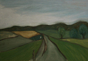 Landschaft nach Fußmann